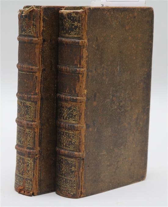 Rabelais, Francois - Oeuvres, 2 vols, 12mo, contemporary calf, Henri Frix, Brussels 1659